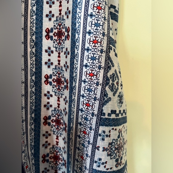 Moa Moa Polyester hi neck Strap Flowy Blouse Women’s Size XS - Picture 6 of 11